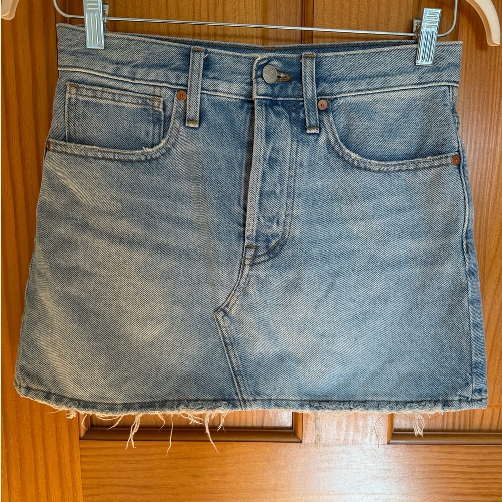 Madewell Denim Mini Skirt